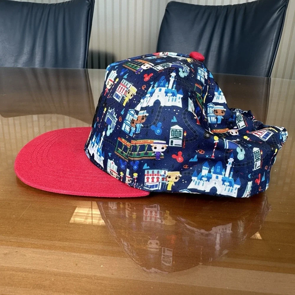 Disney Parks Loungefly Dapper Dans Park Attractions Icons Baseball Cap Hat